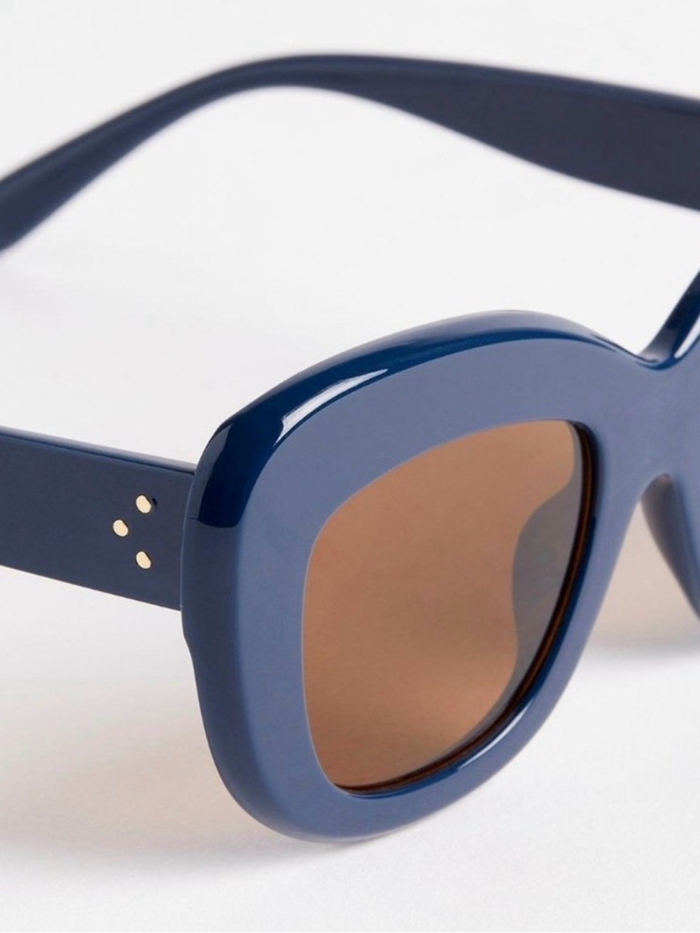Blue Oversized Square Sunglasses - Women Accessories